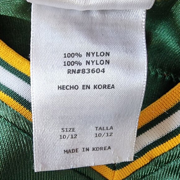Vintage Green Bay Packers Youth 10/12 Jersey Brett Favre ADIDAS Mesh #4 NFL - Picture 10 of 12